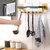 Multipurpose Wall Mounted Self Adhesive Double Bar Rack Pack of 1