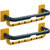 Multipurpose Wall Mounted Self Adhesive Double Bar Rack Pack of 2