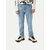 Teen Boys Regular Fit Midblue  Denim Pants
