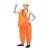 Kaku Fancy Dresses Arya Bhatt Costume For Kids/National Hero/Freedom Fighter Costume -Orange,  For Boys