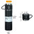 Vacuum Flask Set with 2 Cups, Insulated Double Wall Stainless Steel 500ml Tea Coffee Thermal Flask with 3 Cups 500ml