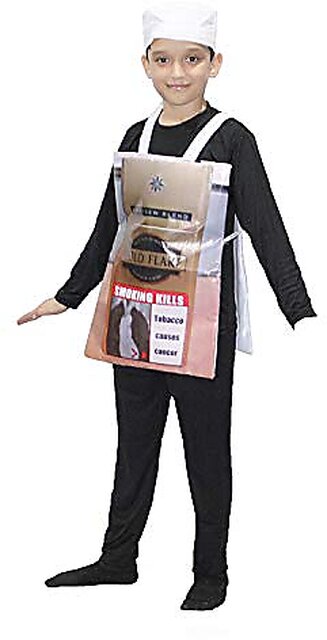 cigarette fancy dress costume Only in the 80s would a parent let them dress up as cigarettes Vest is v Buy Kaku Fancy Dresses Smoking
