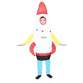                       Kaku Fancy Dresses Rocket Costume / Object Fancy Dress Costume for Boys  Girls, (Multicolor)                                              