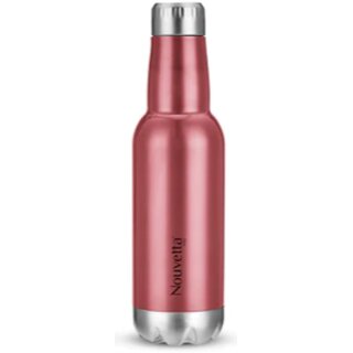                       Nouvetta - Barrel Double Wall Bottle - Pink 500 Ml                                              