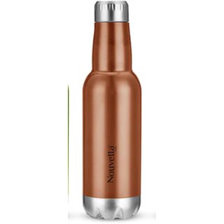                       Nouvetta - Barrel Double Wall Bottle - Copper 750 Ml - (NB19873)                                              