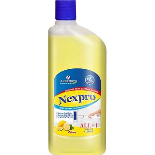                       Apsensys Care NEXPRO Disinfectant Surface and Floor Cleaner Liquid, Citrus - 250 ml (250 ml)                                              