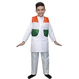 Kaku Fancy Dresses Tricolor Jacket For Independence Day/Republic Day C..