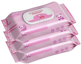 MINI ME Paraben Free wipes for baby skin with Aloe Vera, Fragrance Free, pH Balanced, Dermatologically Safe, Baby Wipes