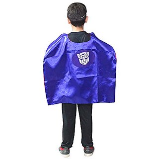                       Kaku Fancy Dresses Superhero Robe Costume - Blue-Transformer, Freesize, for Boys                                              
