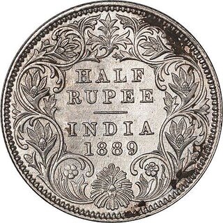 half rupees 1989 unc condition half rupees 1989 unc condition