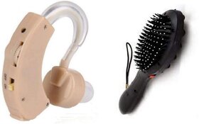 Clearex High Performance Clear Hearing Aid  Hair Massager Brush