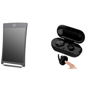 ZuZu 8.5-Inch Electronic Graphics Tablet  TWS-4 Bluetooth Earbuds