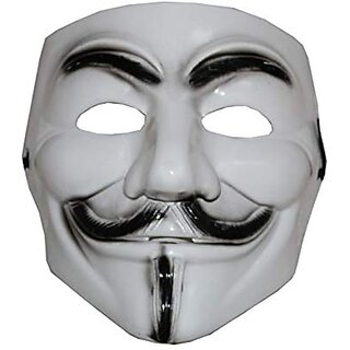                       Kaku Fancy Dresses Vendetta Face Mask for Kids                                              
