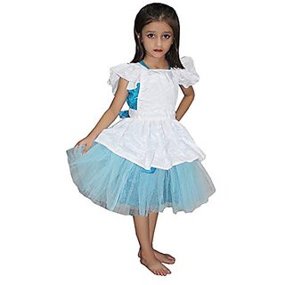                       Kaku Fancy Dresses White Apron for Kids                                              