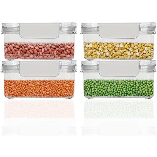                       PRIME PICK Air Tight Container And Kitchen Containers Set, Container For Kitchen Storage Set,   (700ML Set Of 4)                                              