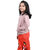 Girls Solid Onion Red Hoodies