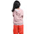 Girls Solid Onion Red Hoodies