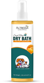 Altressa Smart Musk Dog Dry Bath Dog Spray 250ml