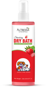 Altressa Strawberry Pet Dry Bath 250ml