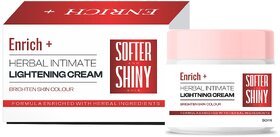 Enrrich One Herbal Intimate Lightening Cream( Pack of 1) 50ml Brighten Skin Colour Softer Shiny