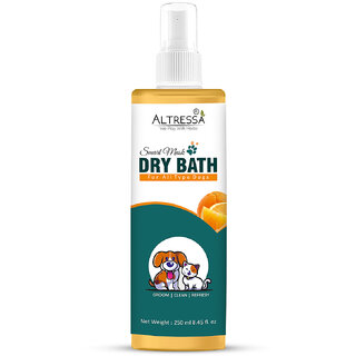                       Altressa Smart Musk Dog Dry Bath Dog Spray 250ml                                              