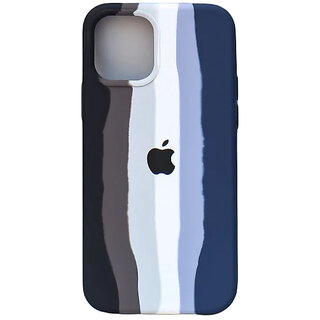                       FUSIONMAX Premium look iPhone 11 Pro anti dust back cover|Compaitable Case with edge cutting design (Black and Navy)                                              