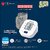 OMRON HEM 7140T1 Bluetooth Blood Pressure Monitor with Cuff Wrapping Guide 7140 T Bp Monitor (White)