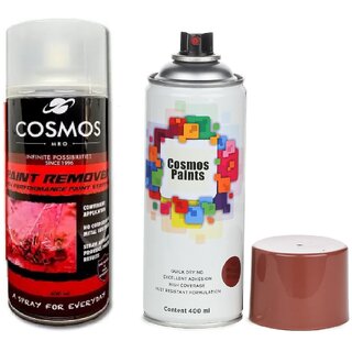                       Cosmos Paints Remover and Anti Rust Brown Spray Paints Combo Pack (Combo of 2)                                              