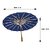 Kaku Fancy Dresses Japanese Umbrella Accesory For International Costume/ Wedding Dance and Decoration Prop - Blue