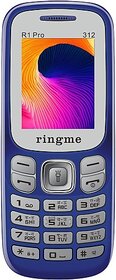 Ringme R1Pro 312  (Dual Sim, 1.8 Inch Display, 1000mAh Battery, Blue)