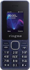 Ringme R1+ ROYAL  (Dual Sim, 1.77 Inch Display, 3000mAh Battery, Blue)