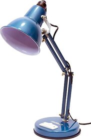 Study Lamp for Students with Metal Body (Tairy Round) (Blue) Study Lamp (45 cm, Blue)