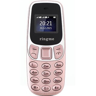 Ringme MICRO 2 (Dual Sim, 0.66 Inch Display, 700mAh Battery, ROSE GOLD) Ringme MICRO 2 (Dual Sim, 0.66 Inch Display, 700mAh Battery, ROSE GOLD)