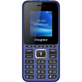                       Ringme 2183  (Dual Sim, 1.8 Inch Display, 1000mAh Battery, Blue)                                              
