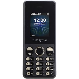                       Ringme R1+ PULSAR  (Dual Sim, 1.77 Inch Display, 3000mAh Battery, Black)                                              