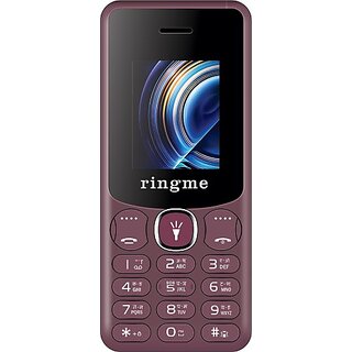                       Ringme DUKE  (Dual Sim, 1.8 Inch Display, 3000mAh Battery, Red)                                              