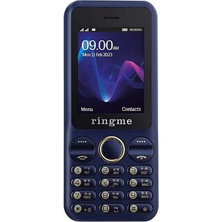                       Ringme TEJAS  (Dual Sim, 2.4 Inch Display, 3000mAh Battery, Blue)                                              