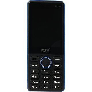                       MTR BOLD  (Dual Sim, 2.8 Inch Display, 3000mAh Battery, Blue, Black)                                              