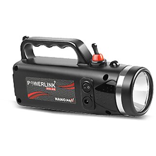 Powerlink Nano MAXX 4500mAH Rechargeable Led Torch Cum Emergency Backlight Powered by Li-Ion Battery