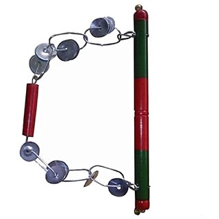 Kaku Fancy Dresses Lezim Dance Musical Equipment For Independence Day / Republic Day / Ganesh Visarjan - Pack of 10 Kaku Fancy Dresses Lezim Dance Musical Equipment For Independence Day / Republic Day / Ganesh Visarjan - Pack of 10