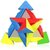 Aseenaa Speed Pyramid Cube High Speed Sticker less Magic Brainstorming Puzzle Cubes Game Toys for Kids  Adults - Pack 1