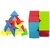 Aseenaa Speed Combo of 2x2  Pyramid Cube High Speed Stickerless Magic Brainstorming Puzzle Cubes Game Toys for Kids