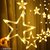 12 Stars LED Lights for Diwali, Flameless  Smokeless 138 LED Windows Curtain String Lights for Festivals/Diwali