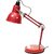 Study Lamp for Students with Metal Body (Tairy Round) (Red) Study Lamp (45 cm, Red)