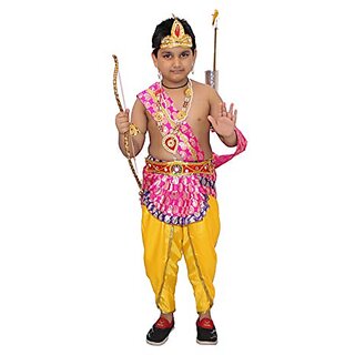                       Kaku Fancy Dresses Ram Costume Belt /Ram Navami/Ram Dress/Dushera Costume/Ramayan Play/Mythological Costume For Boys                                              