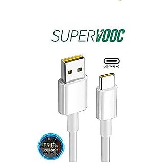                       AR Like USB to TYPE-C PVC 3.3 Feet (1 Meter) Fast charging Type C Cable White Cable                                              