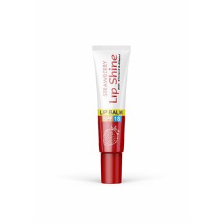 Indkus Nexa Strawberry Lip Shine Lip Balm With Vitamin -E  Almond (10gm)