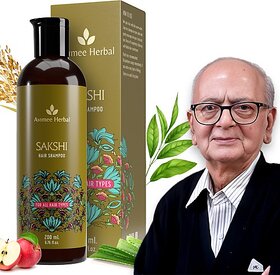 Avimee Herbal Sakshi Hair Shampoo | Deep Cleaning | Aloe, Apple Cider, Rice Protein (200 Ml)