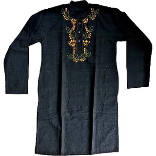 Trendy Fashionable Designed Kantha Stitch (Hand Made) Cotton Kurta For Man