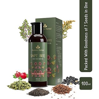 Avimee Herbal Sapt Beej Daily Use Oil, 7 Oils In 1, For Hair Growth, Hair Oil (100 Ml)